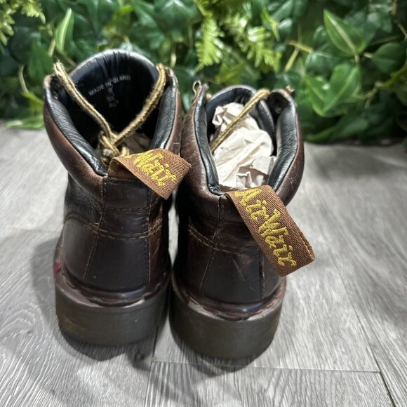 Dr Doc Martens Boots Leather Air Wair Made England UK 8 US 9 Chunky Bounce Soles main image 4